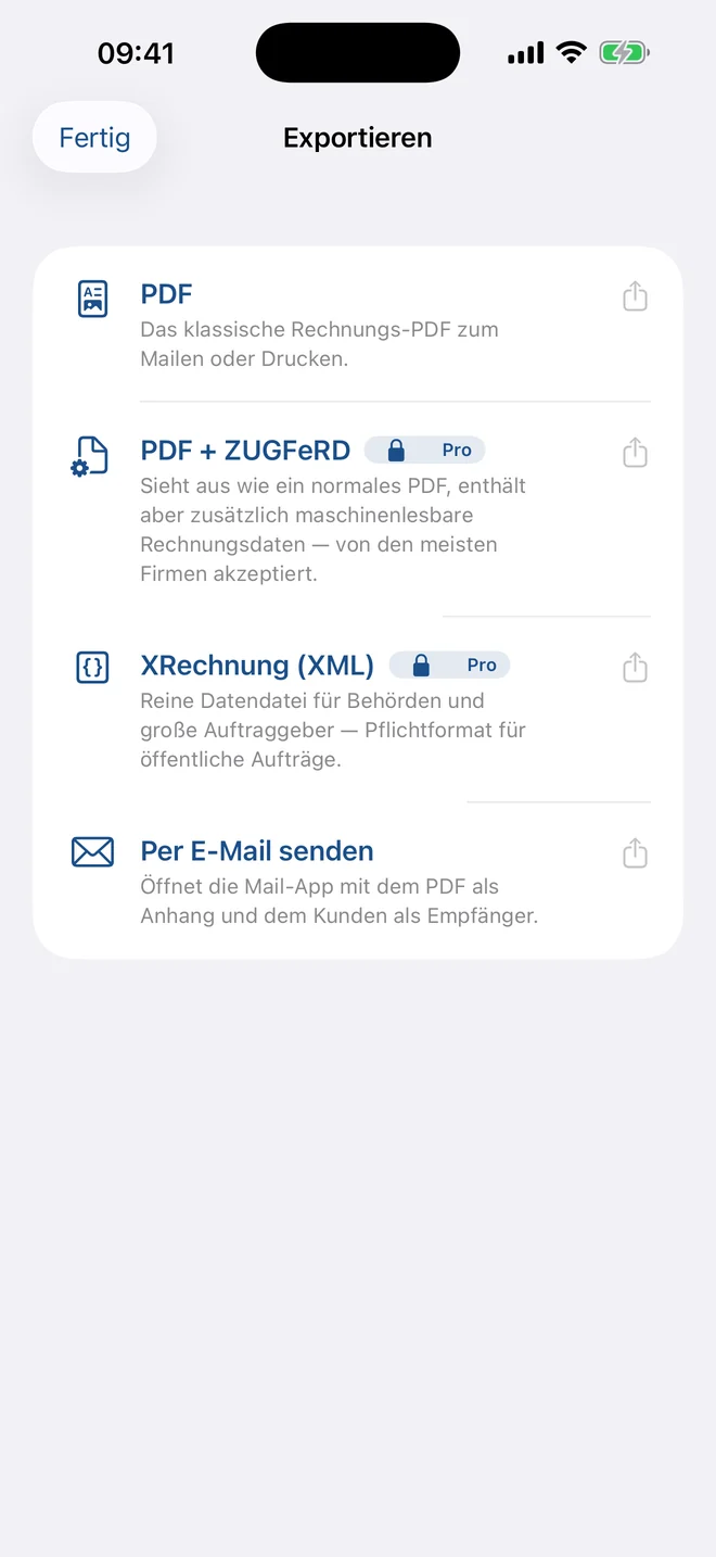 Rechnio — E-invoicing